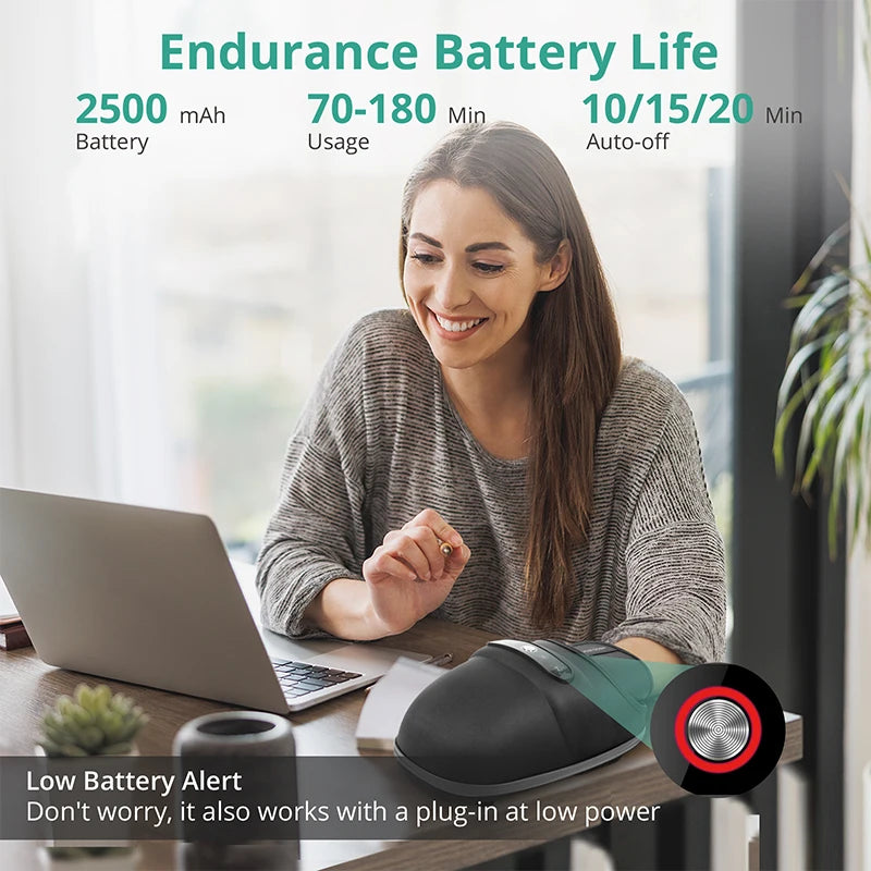 Medcursor Wireless Hand Massager With Air Compression And Acupoint Therapy