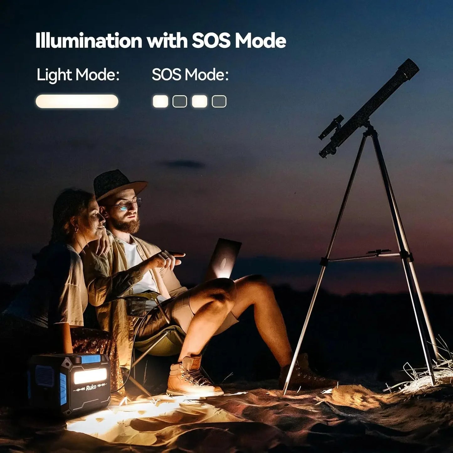 XMSJ R299 Portable Power Station 330W 288.6Wh Flashlight