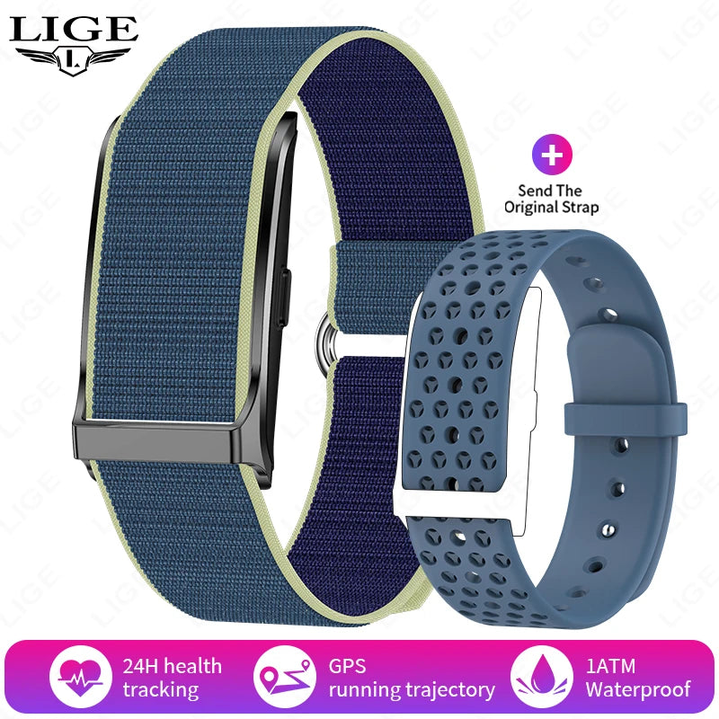 LIGE No Screen Design Smartband Sleep Health Tracking