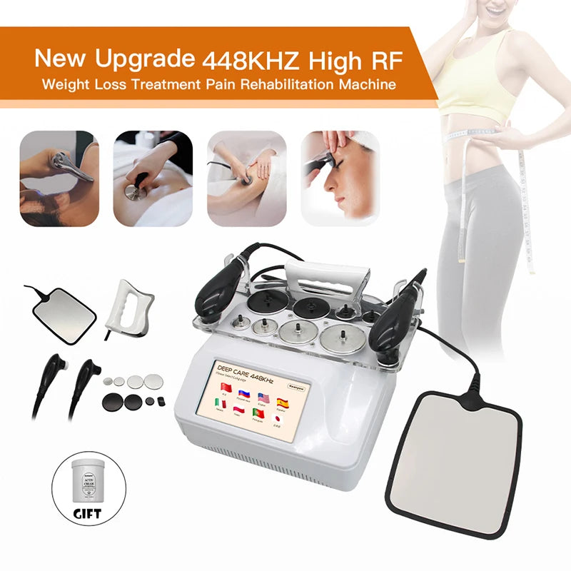 Kuanyew 448kHz Indiba RF Tecar Therapy Pen for Skin Tightening