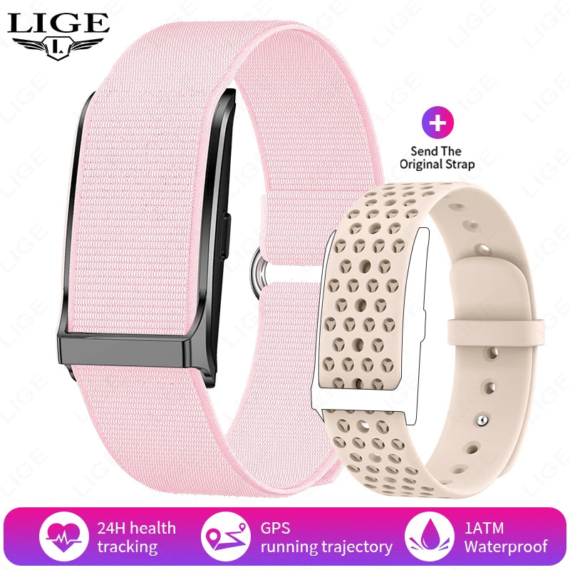 LIGE No Screen Design Smartband Sleep Health Tracking