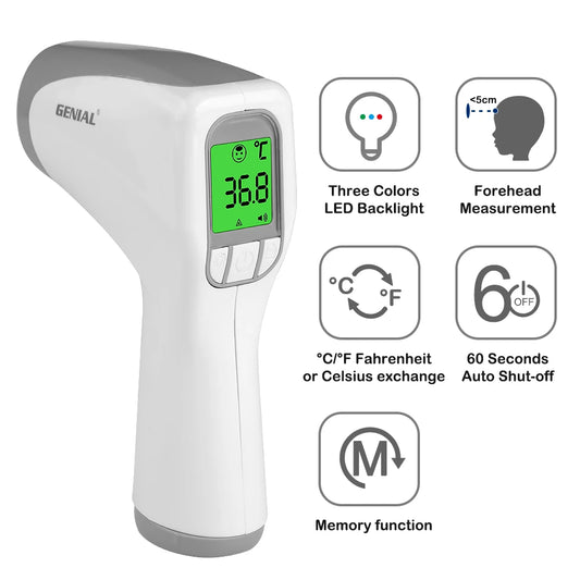 Komwell Infrared Thermometer With Fever Alarm And LCD