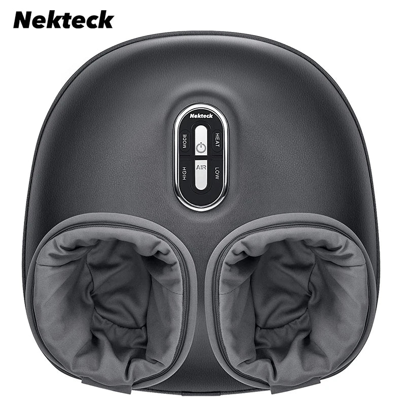 Nekteck Foot Massager With Heating Therapy And Air Compression Shiatsu