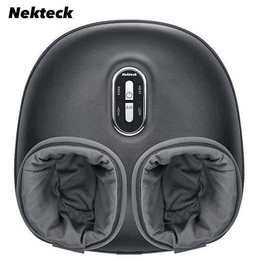 Nekteck Foot Massager With Heating Therapy And Air Compression Shiatsu