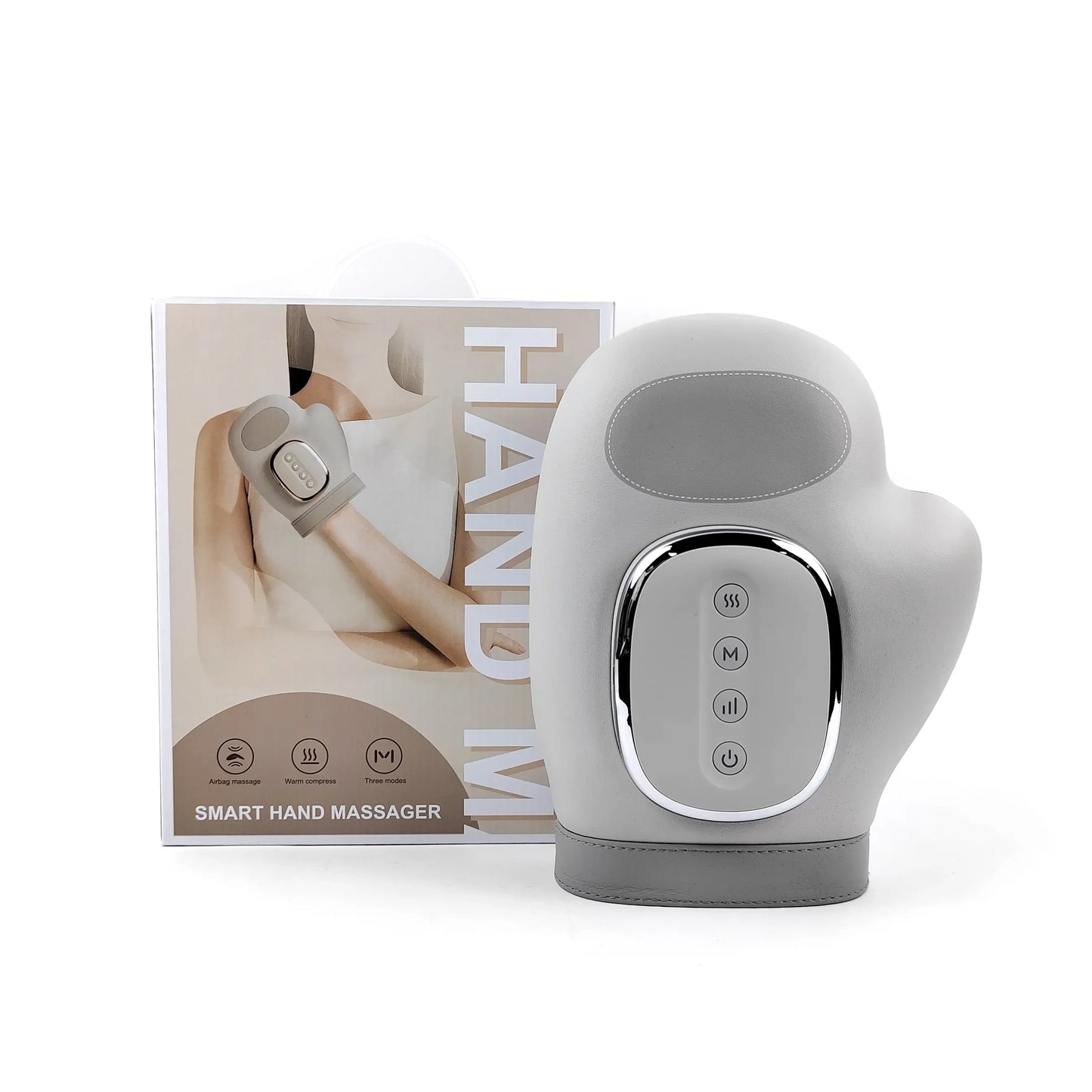 Hand Massager With Heat And Airbag Compression For Carpal Tunnel Wrist Relief