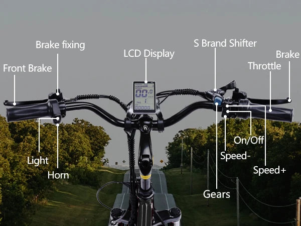 BROOBEY 500W Electric Tricycle For Adults Fat Tire 3 Wheel