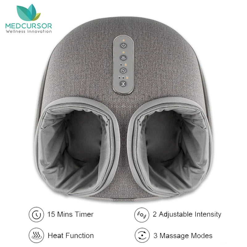 Medcursor Foot Massager Heating Shiatsu Kneading Roller