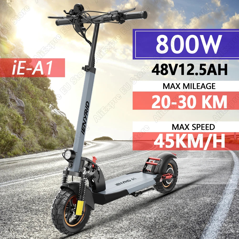 Electric Folding Scooter 800W 48V All Terrain EScooters