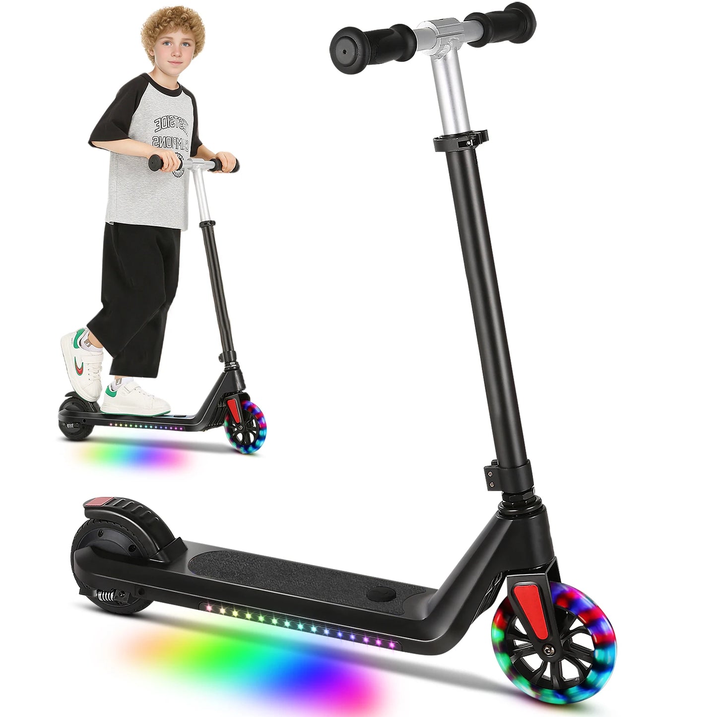 CAROMAC Kids Electric Scooter 120W Foldable Led Display