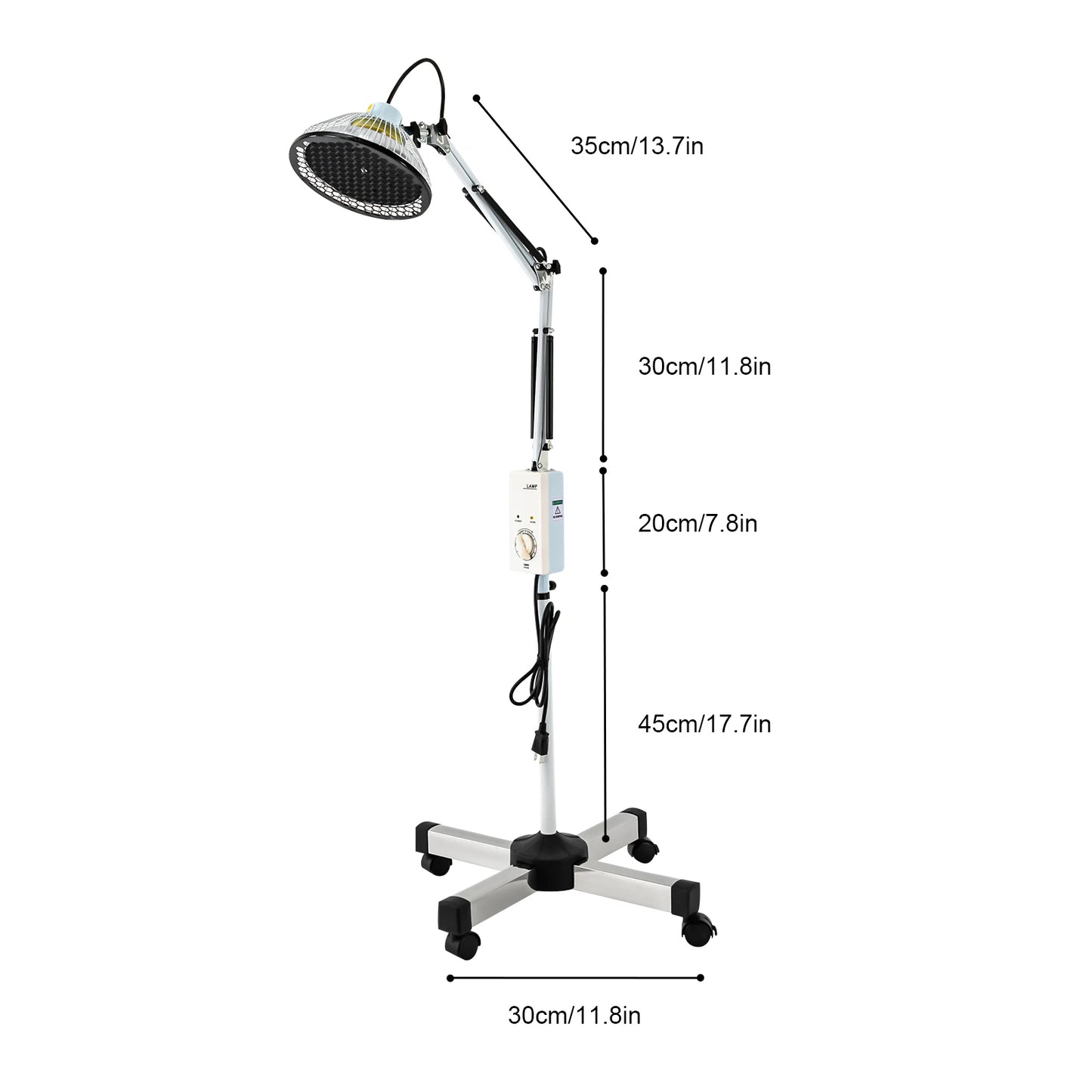 Far Infrared Pain Relief Lamp 250W 110V Heating Device