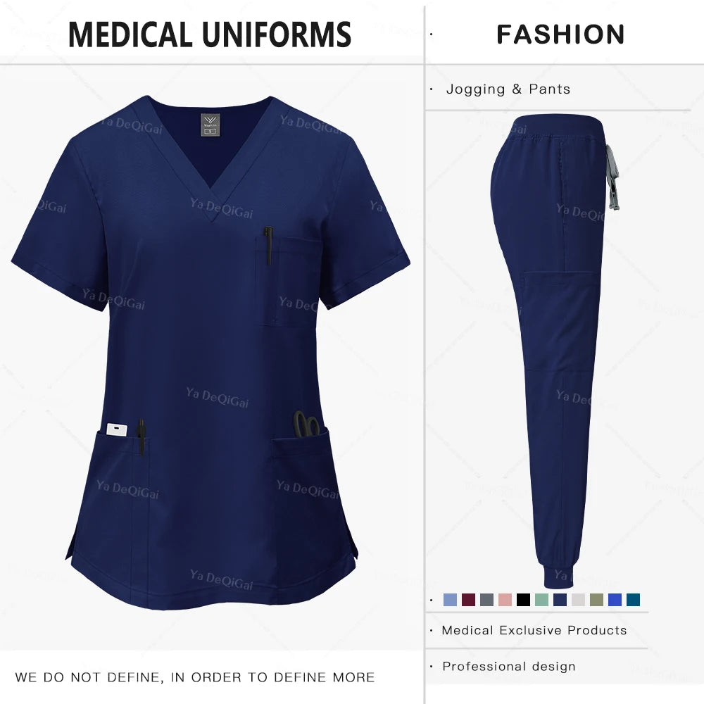 Ya DeQiGai Clinical Scrubs Set For Medical Professionals