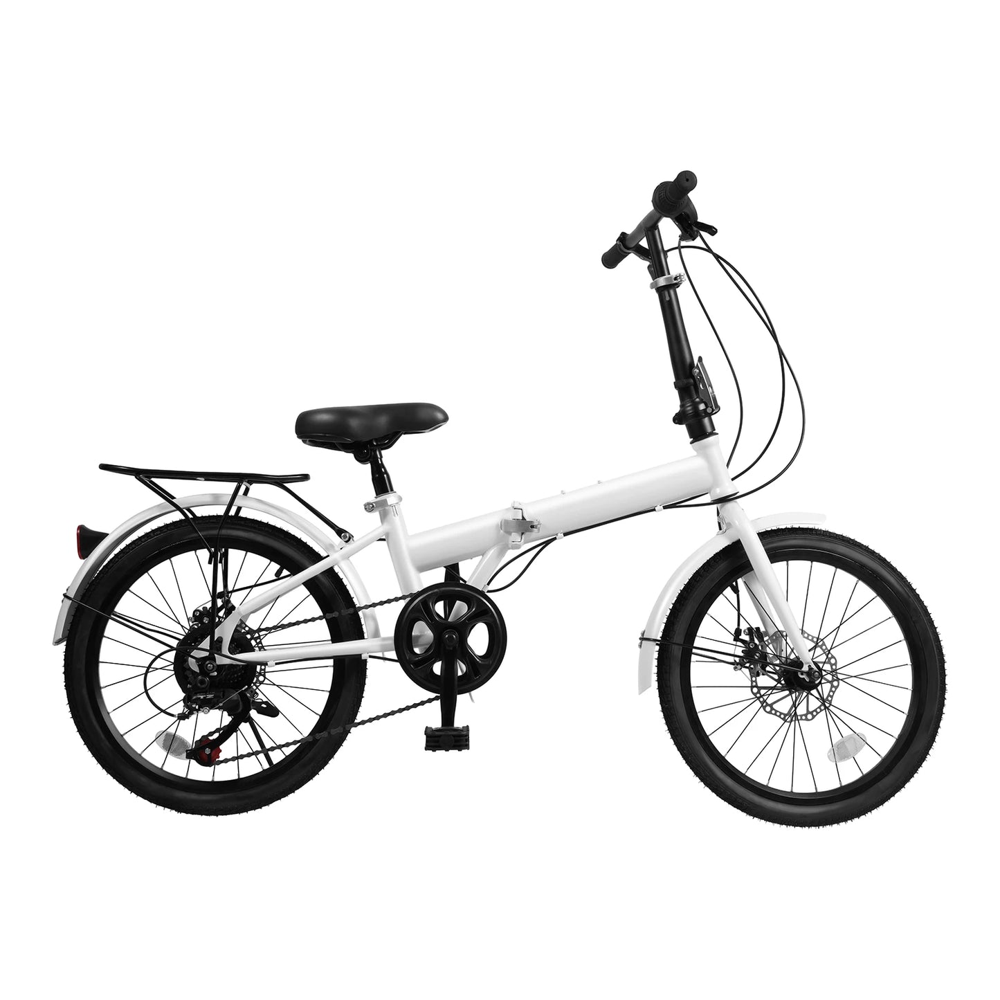 20 Inch Folding City Bike 7 Speed Lightweight for Adults