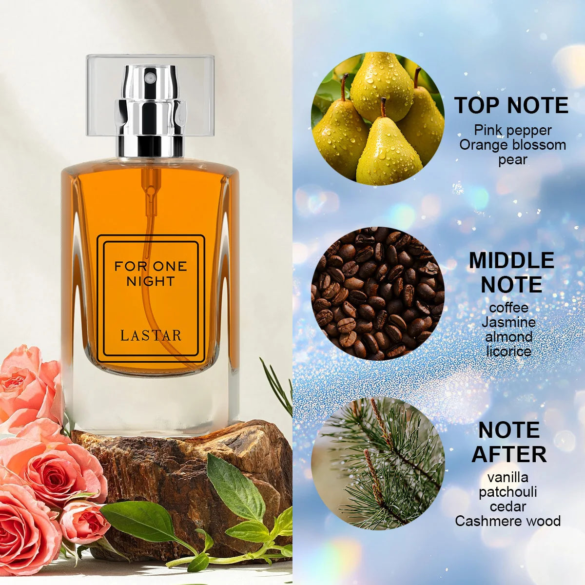 LASTAR Men Cedar Musk Perfume Long Lasting Fragrance