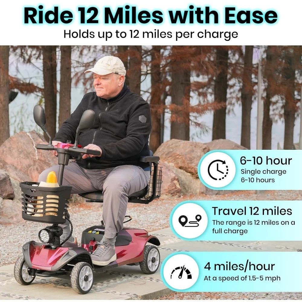 Hign-concerned All Terrain Electric Mobility Scooter