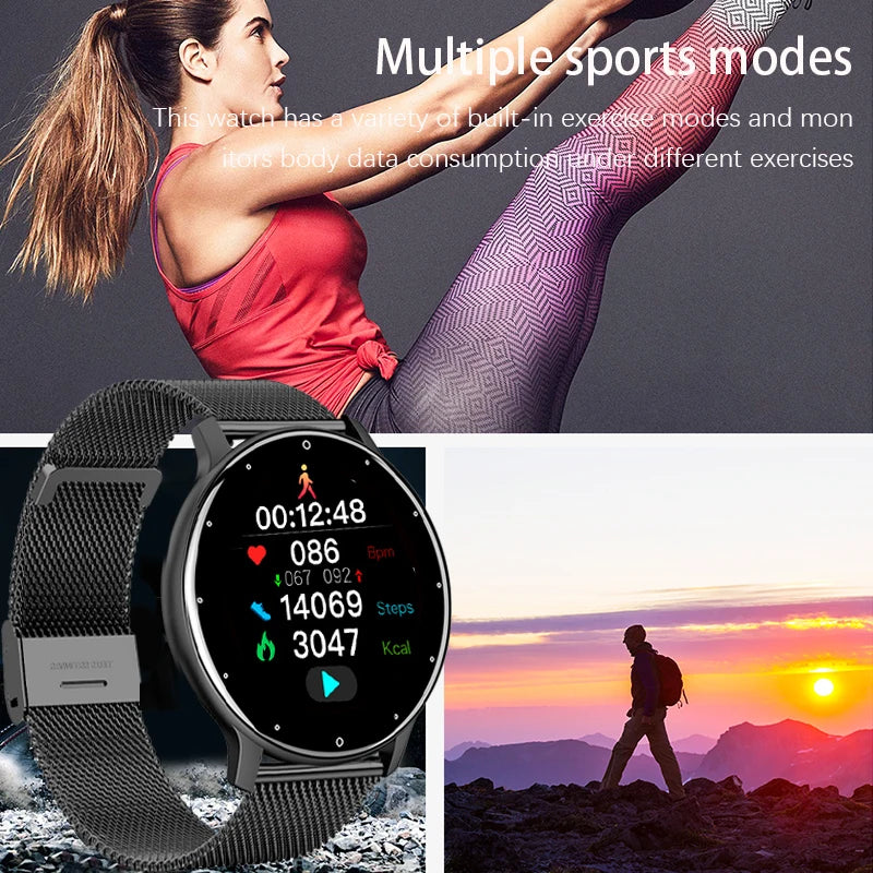 LIGE Smart Watch For Women Full Touch Screen Fitness