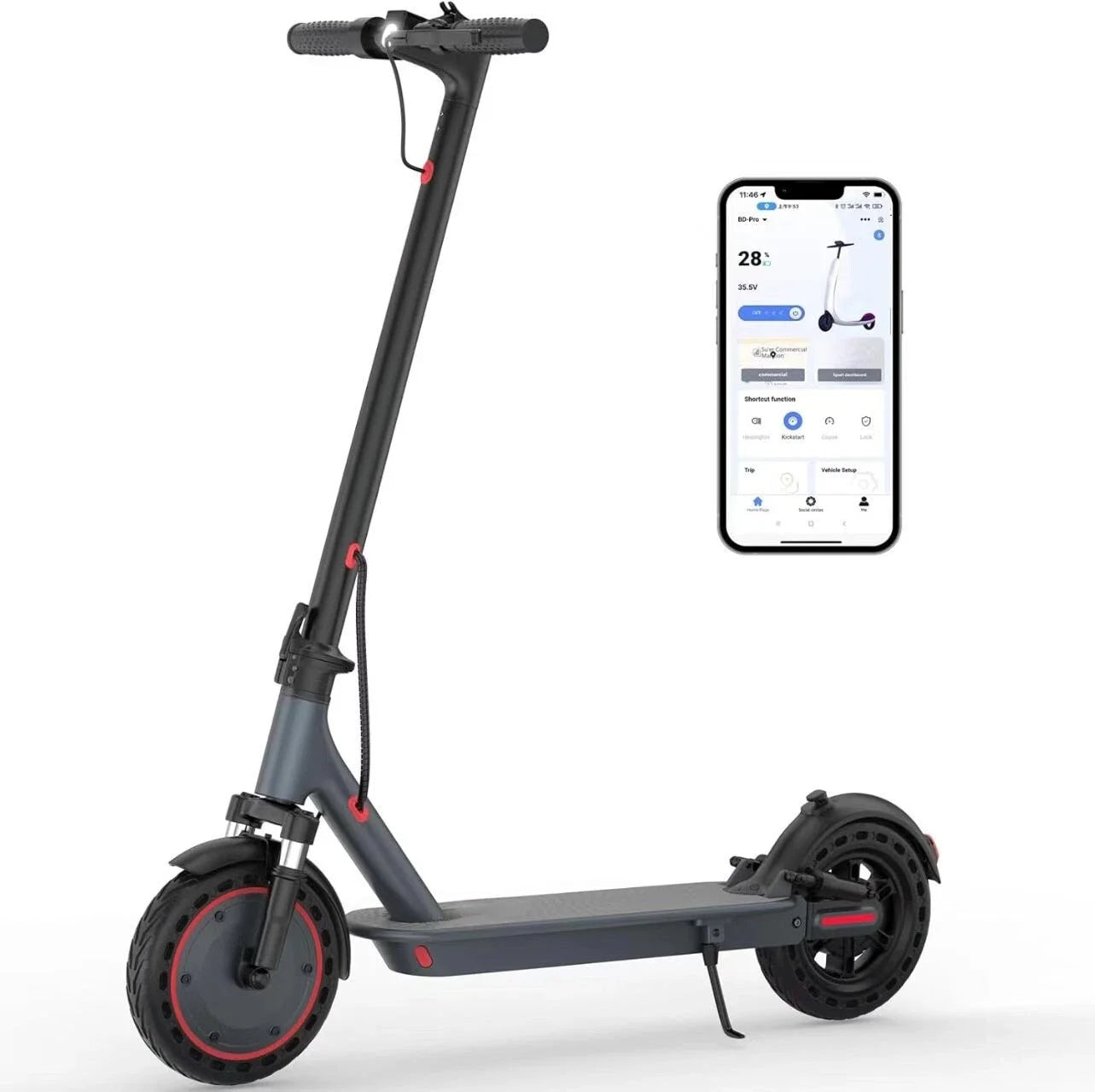 AOVOPRO TMAX Electric Scooter 500W Folding 22 MPH Pro