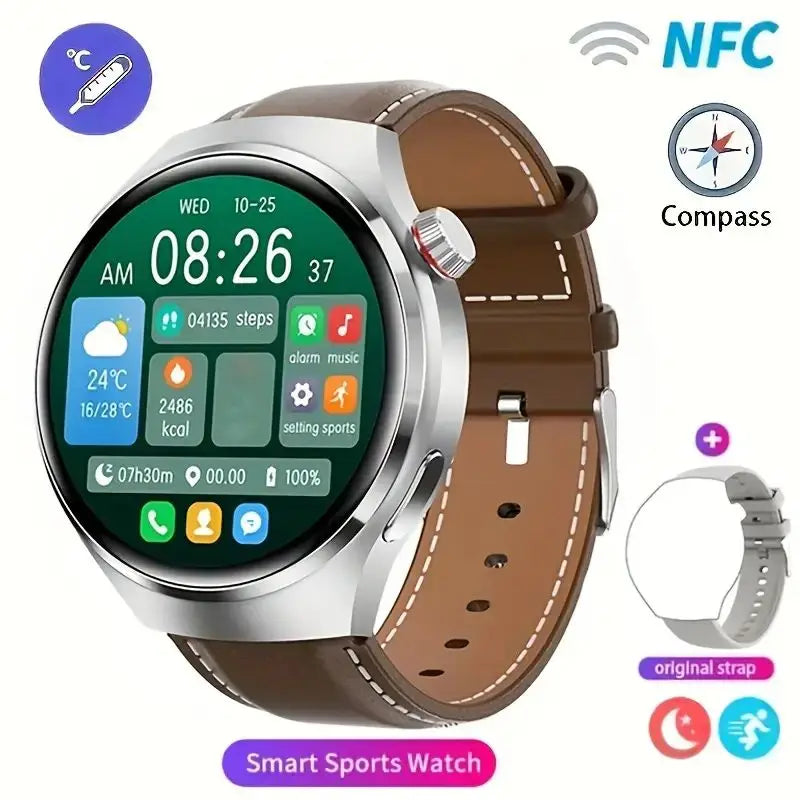 MT26 HD Bluetooth NFC Smart Watch Health Monitoring