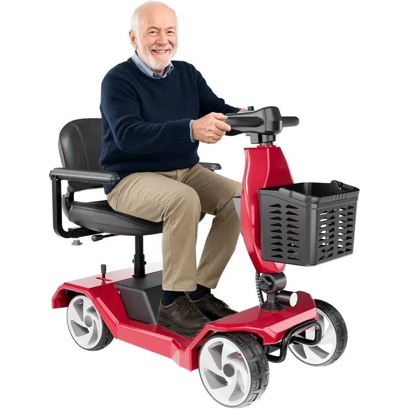 Hign-concerned Folding Mobility Scooter For Adults With Seat