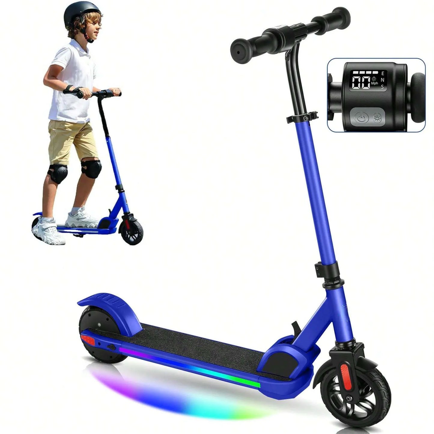 Caromac Electric Kids Scooter 150W Foldable LED Display