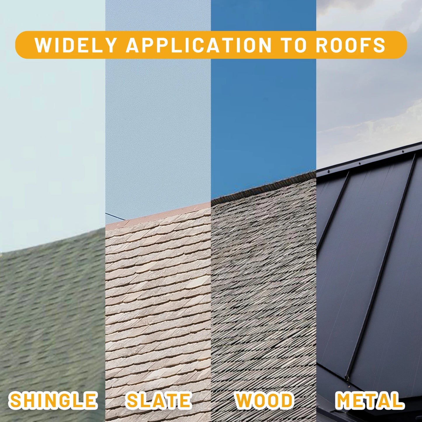 Solar Panel Mount Bracket Kit with 4.72IN/120mm Mini Rails, Middle Clamps, End Clamps and Rubber Pads for Shingle, Slate, Wood