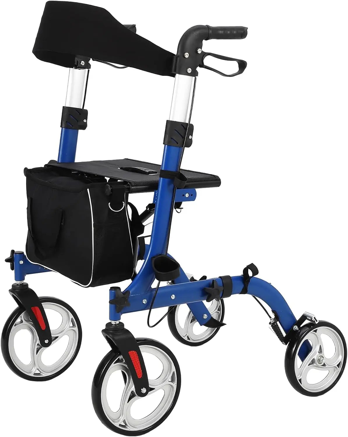 Faitaliicy 2 In 1 Folding Walker And Wheelchair Rollator