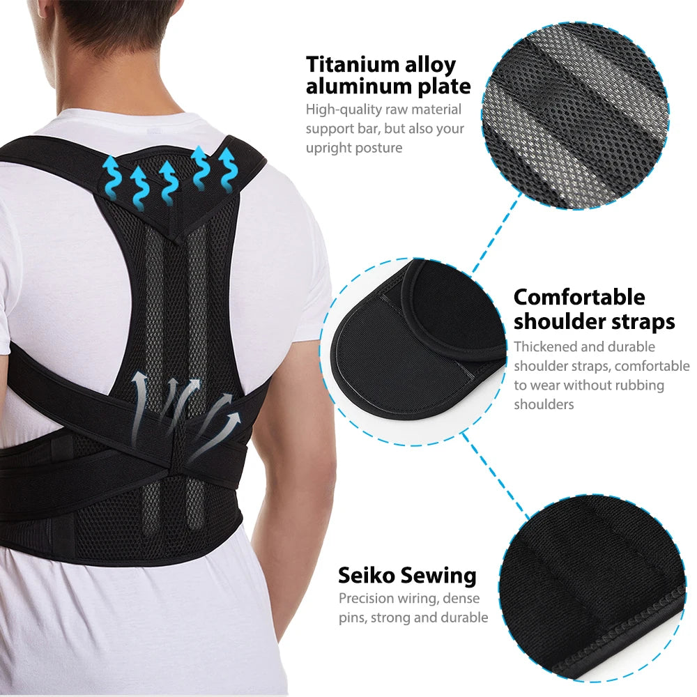Effect Back Brace Posture Corrector For Upright Spine