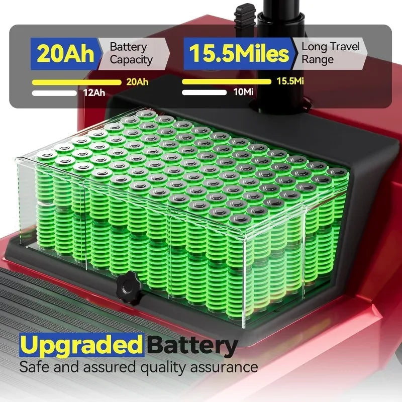 Hign-concerned Folding Mobility Scooter For Adults With Seat