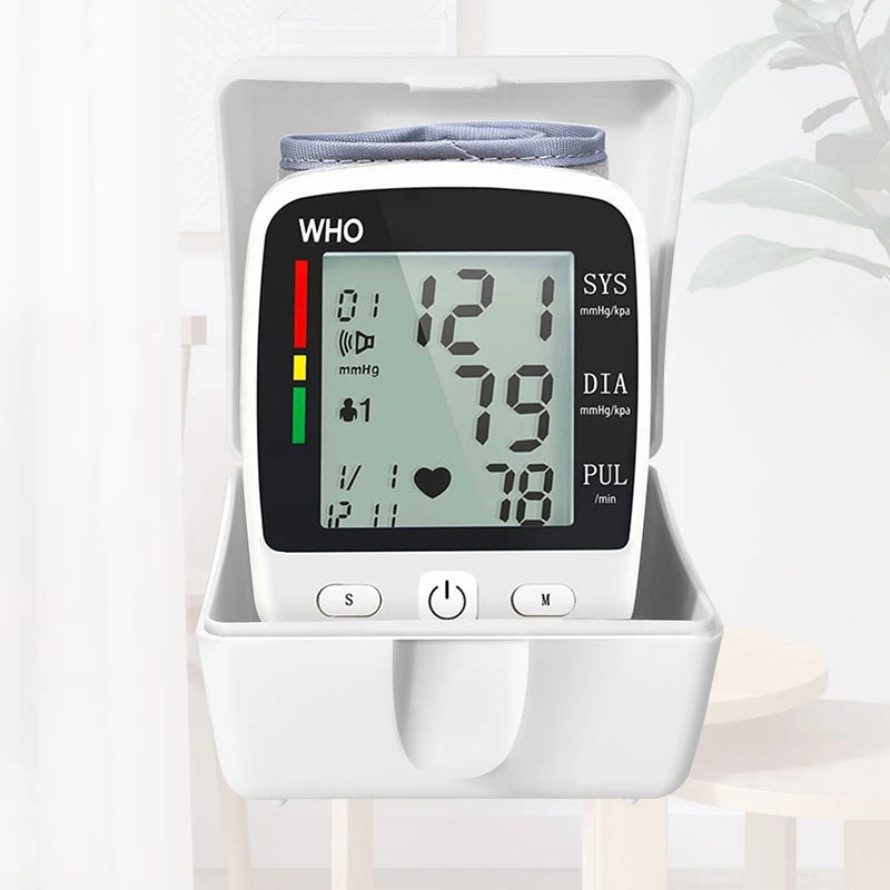 TAKRO Rechargeable Wrist Blood Pressure Monitor with LCD Memory