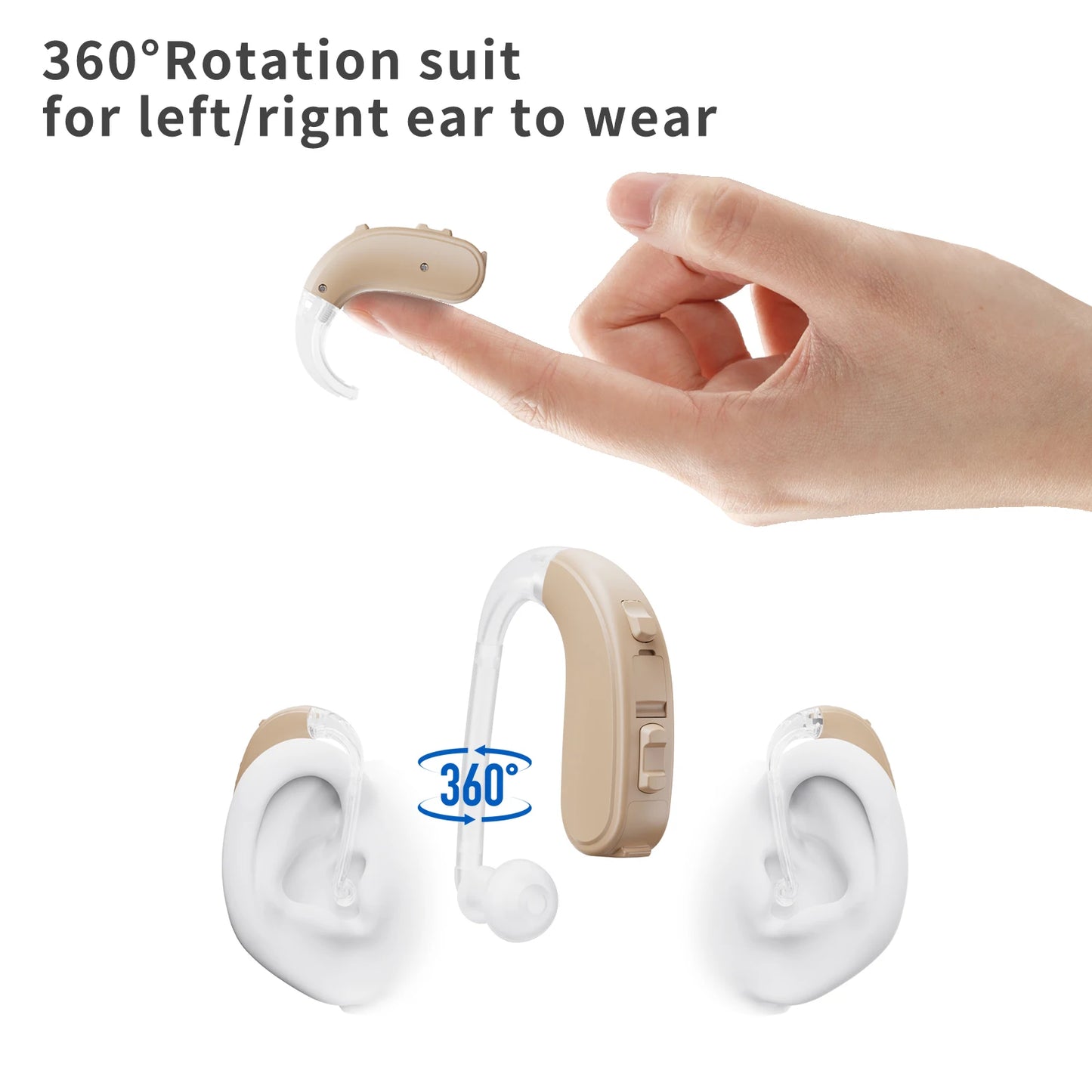 Hign-concerned Chemical JINGHAO Hearing Aid BTE Digital