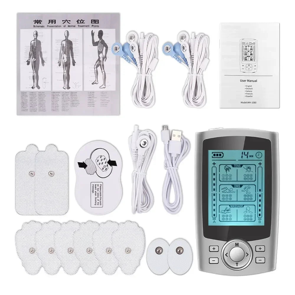 Electronic EMS Tens Unit Muscle Stimulator With 36 Modes For Body Massage
