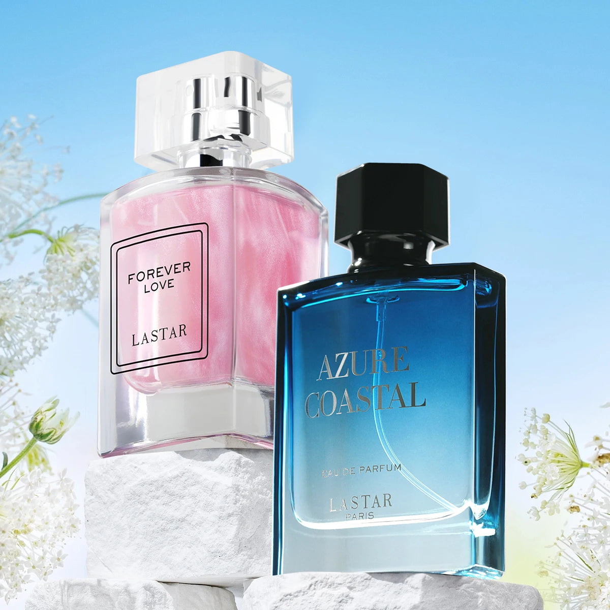 LASTAR Unisex Perfume Set Jasmine Cedar Long Lasting Fragrance