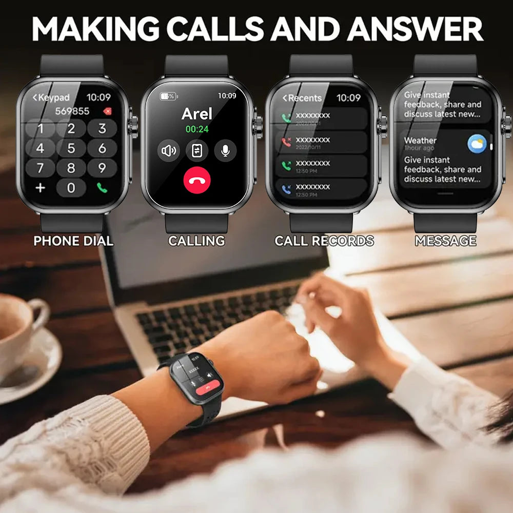 SENBONO Smart Watch IP68 Waterproof Fitness Tracker 1000mAh