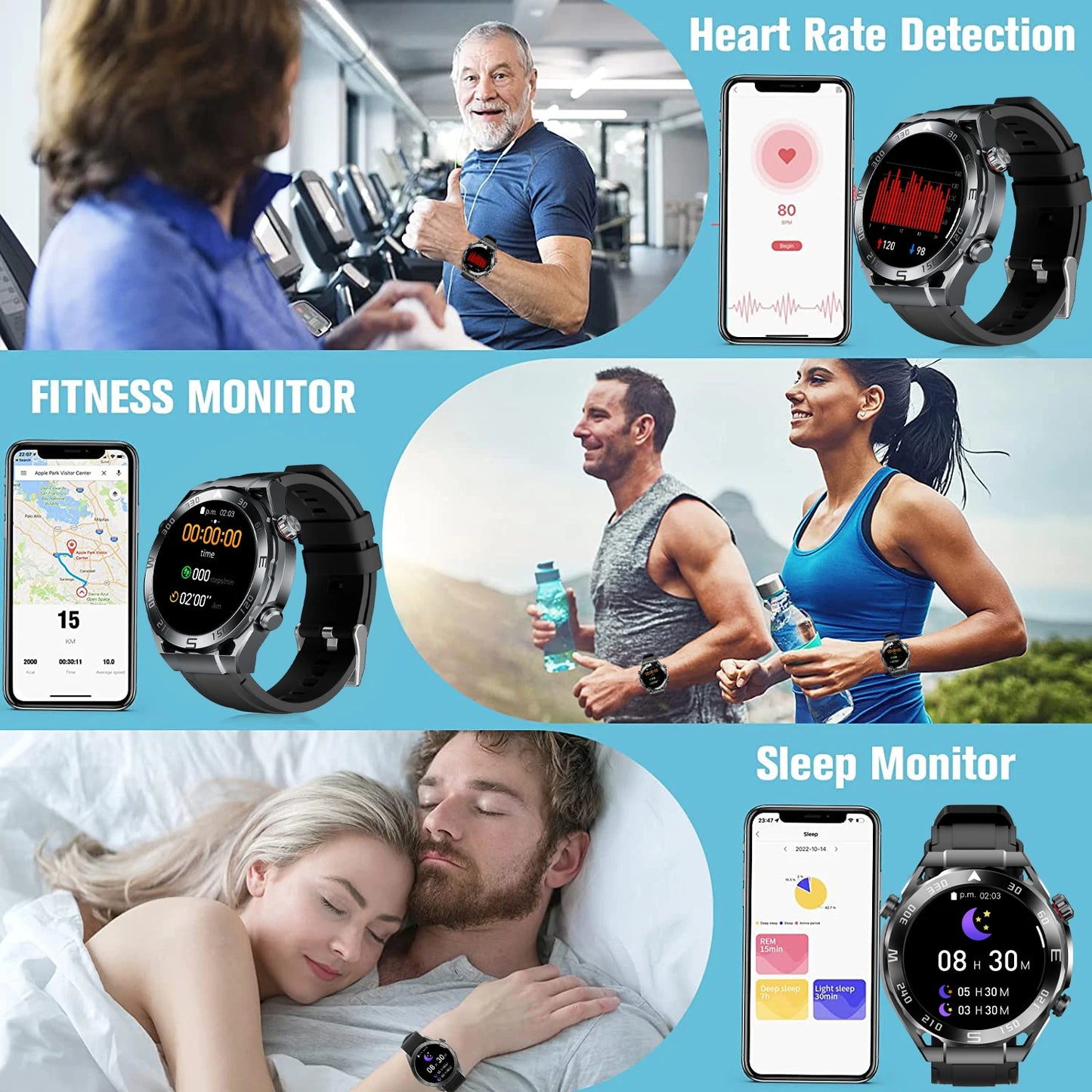 WO X5 Pro Max Smartwatch BT Call NFC Health Monitor