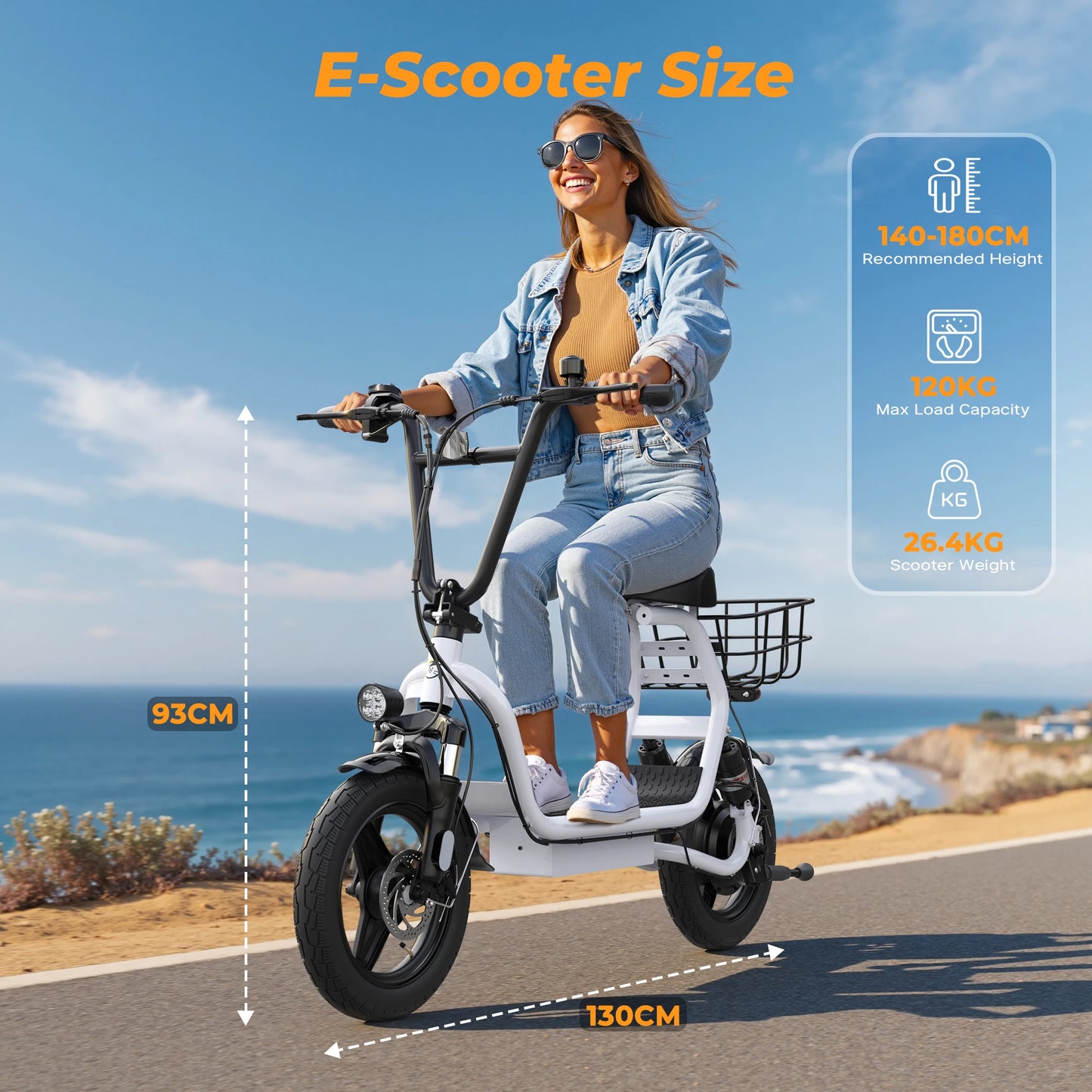 Varun P1 Electric Scooter 500W 48V Battery Foldable