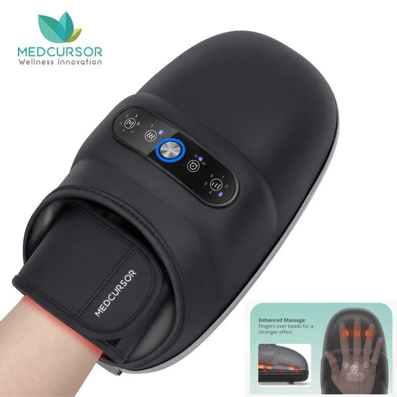 Medcursor Wireless Hand Massager With Air Compression And Acupoint Therapy