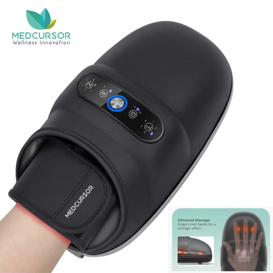 Medcursor Wireless Hand Massager With Air Compression And Acupoint Therapy