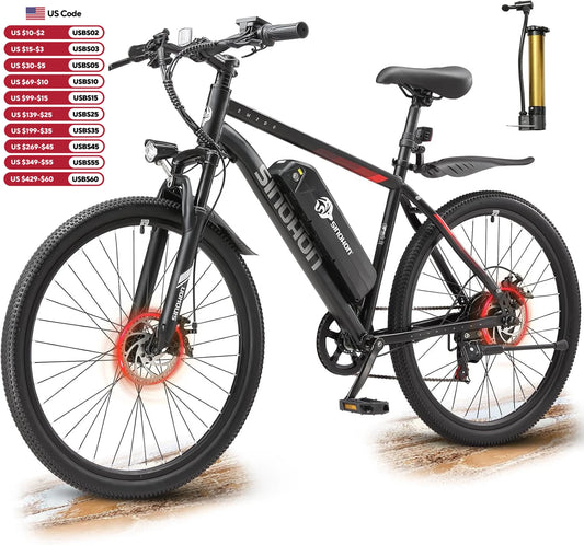 Max Speed EM200 Electric Bike 500W Brushless Motor