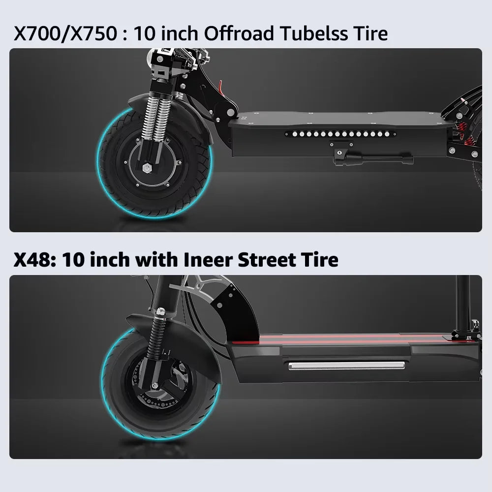 Jueshuai Outdoor Electric Scooter Dual Motor Folding With Removable Seat