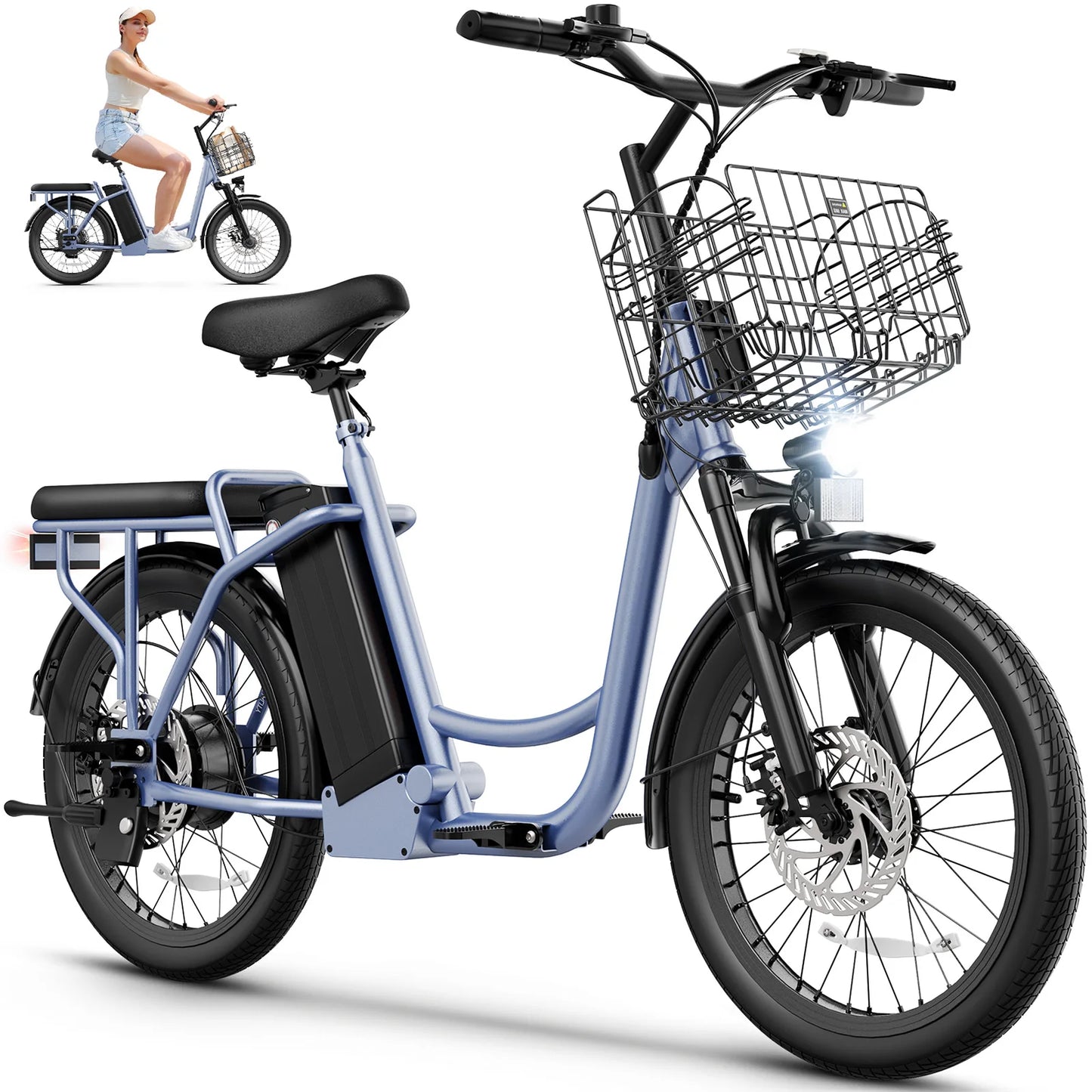 CAROMA Peak 560W Electric Scooter With Seat 36V Battery