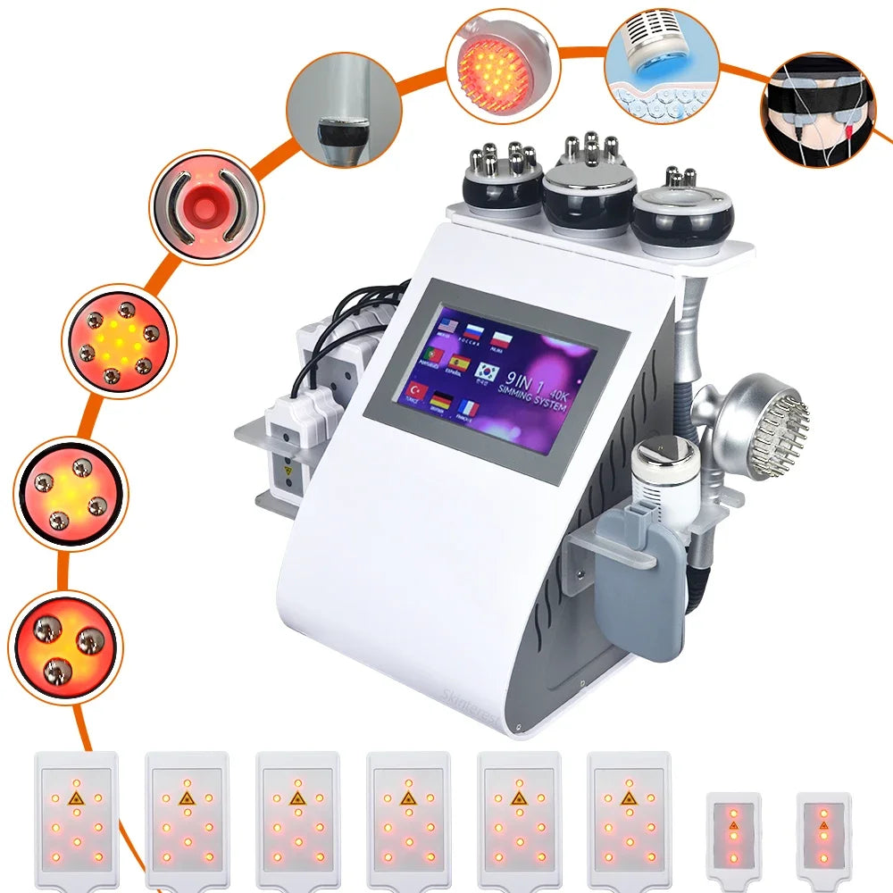Nourishbelle 9 In 1 40K Ultrasonic Cavitation Body Slimming Machine