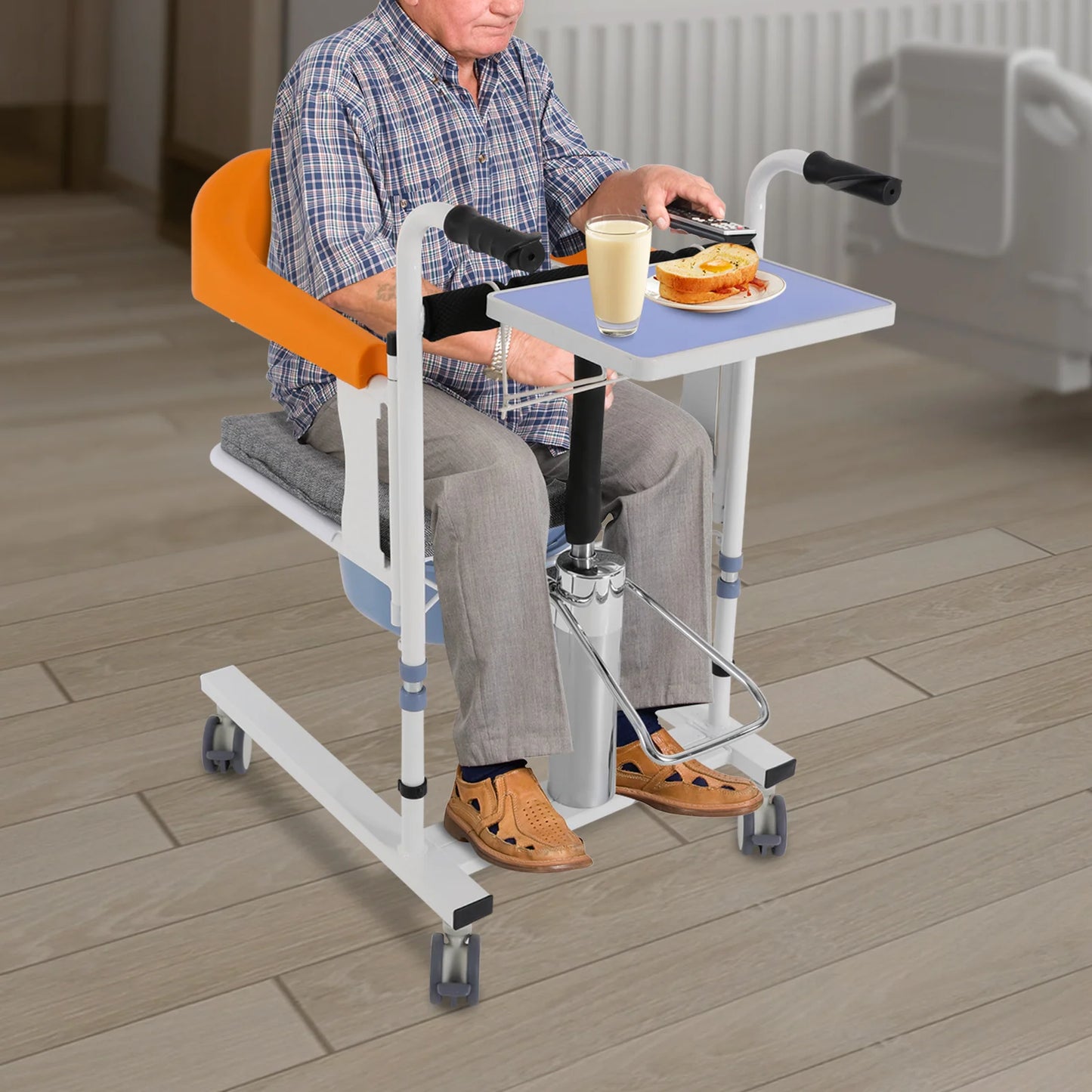Bymaocar Hydraulic Patient Transfer Chair 100 Kg Capacity