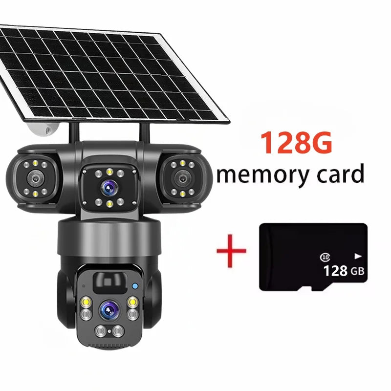 Cugo WiFi PTZ Outdoor Solar IP Camera 15MP Battery