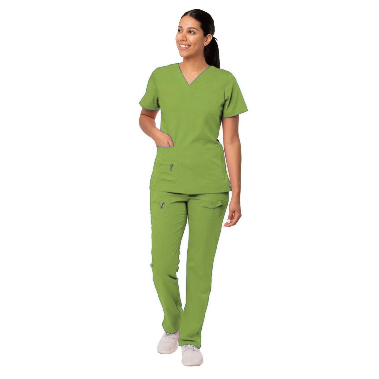 MERTRAWCN Women Surgical Scrubs Set Medical Uniform