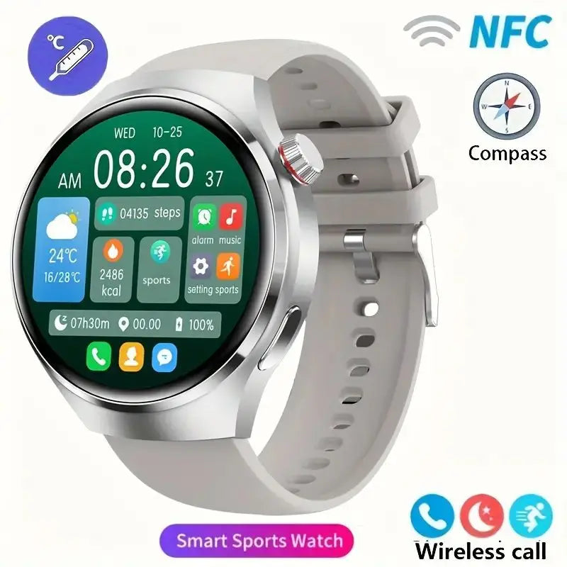 MT26 HD Bluetooth NFC Smart Watch Health Monitoring