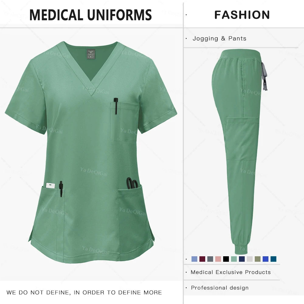 Ya DeQiGai Clinical Scrubs Set For Medical Professionals