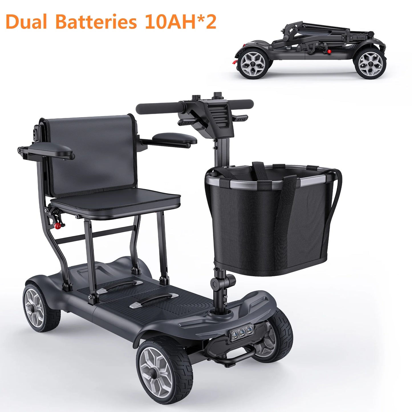 ENGWE Electric Mobility Scooter 270W Dual 10Ah Batteries
