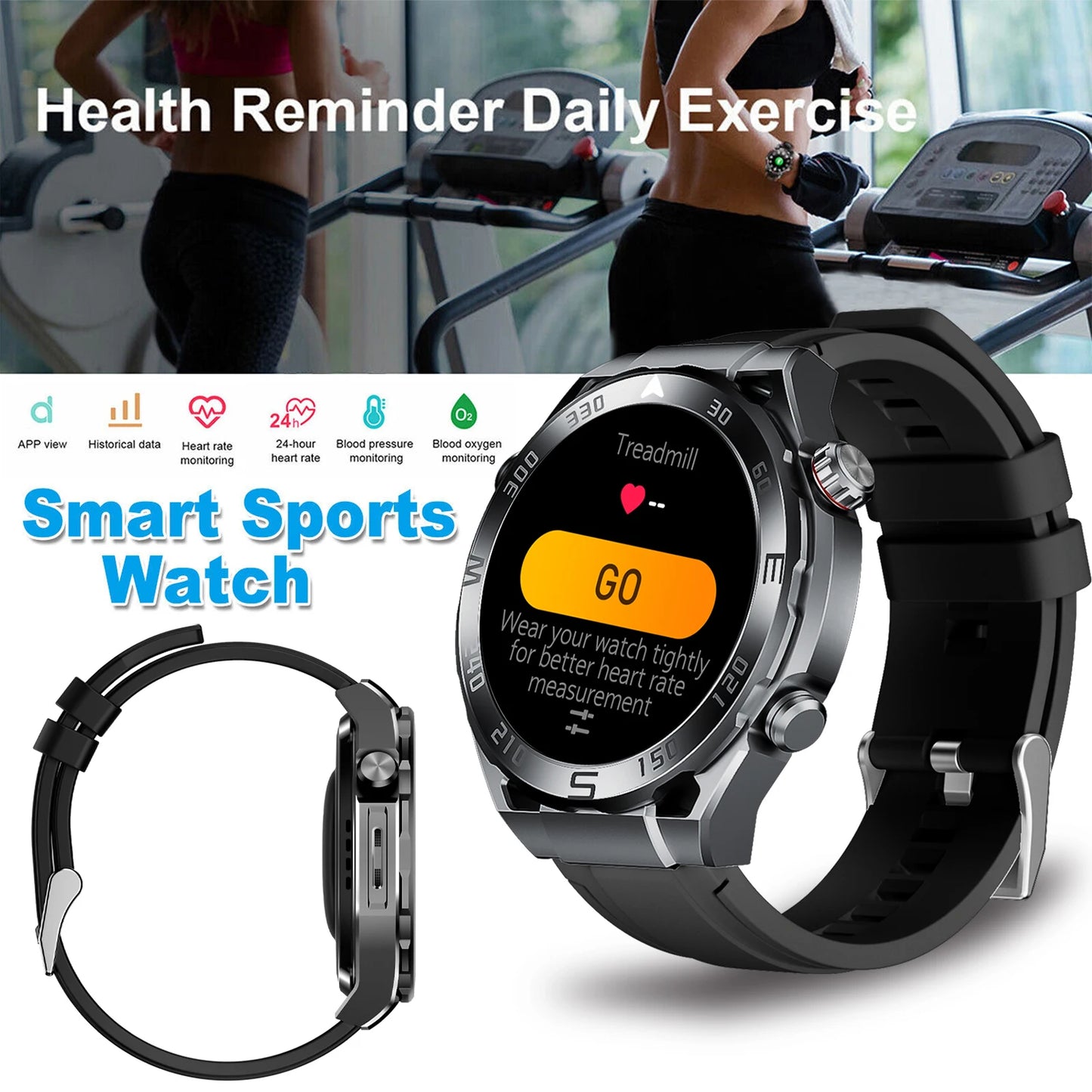 WO X5 Pro Max Smartwatch BT Call NFC Health Monitor