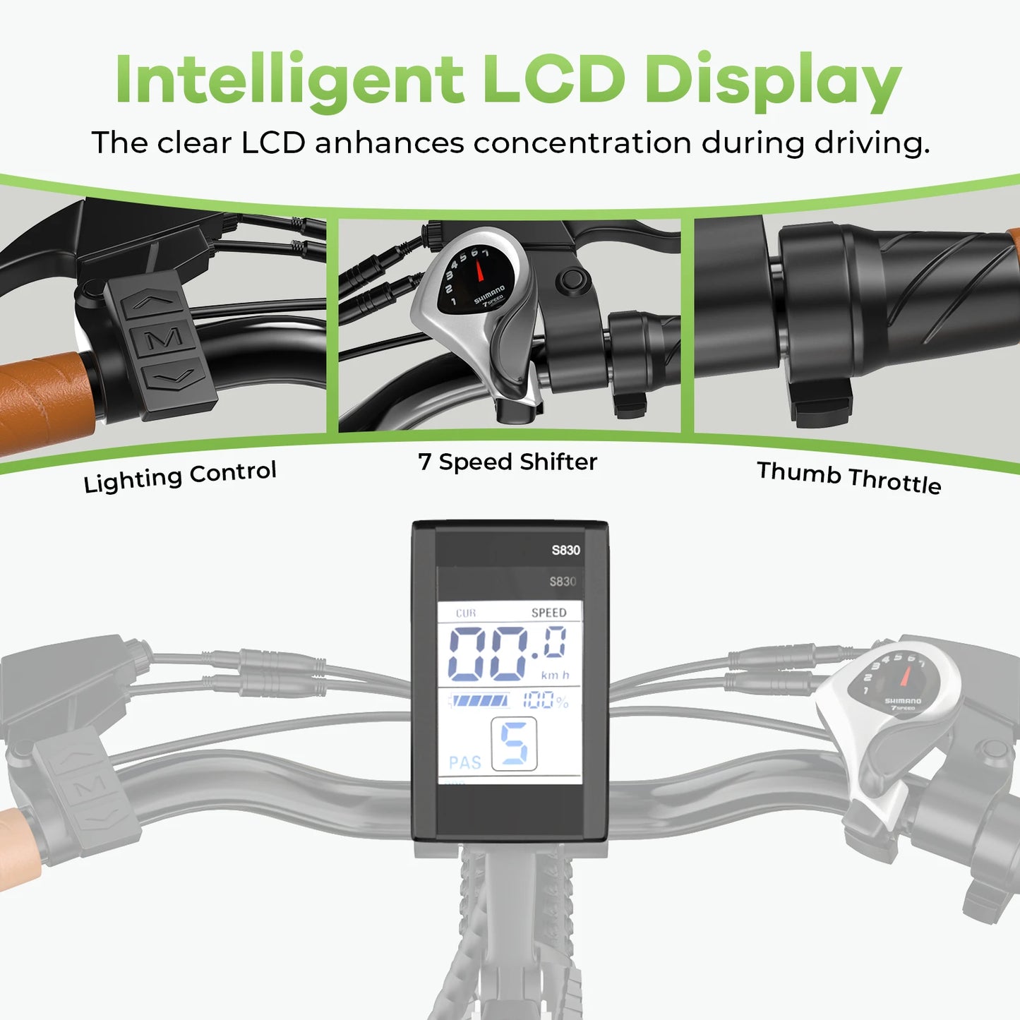 CYBERVELO 1000 Peak Electric Bike For Adults With Battery