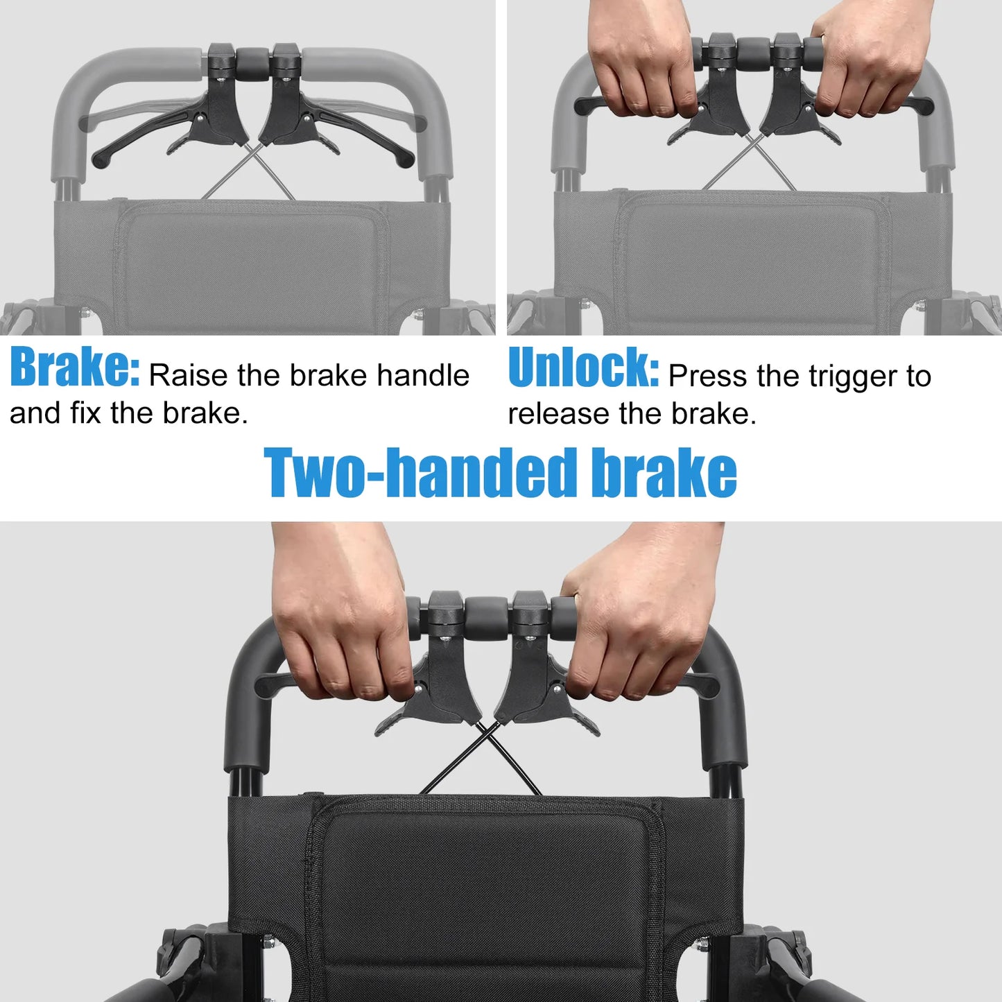 Hign-concerned Lightweight Foldable Manual Wheelchair