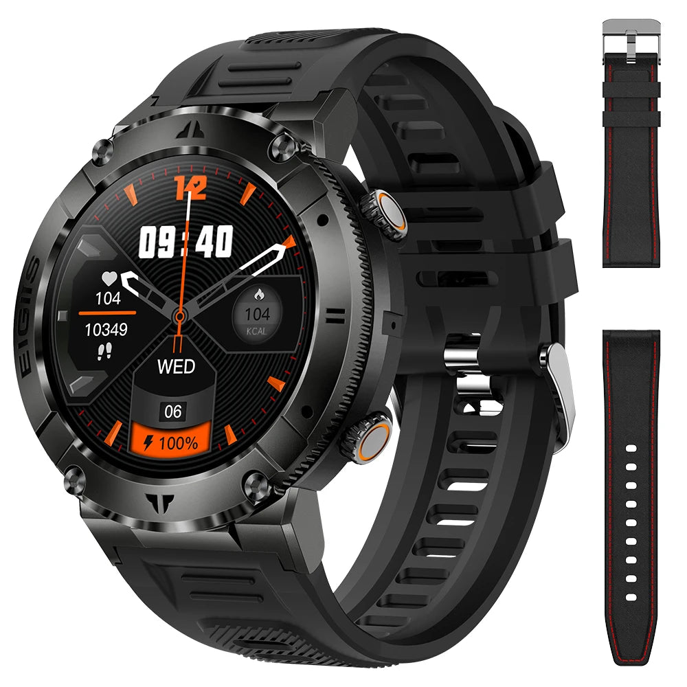 LaNikar Smartwatch Men TFT Display Bluetooth Call Blood Pressure